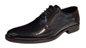 Pantofi eleganti barbati piele naturala Enzo Negru LAC 824 - Img 8