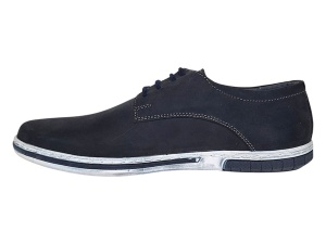 Pantofi sport barbati din piele naturala bufo Bleumarin Inchis TENBUFBLC - Img 6