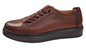 Pantofi sport-casual barbati maro din piele naturala DeSuceava RSY01M - Img 8