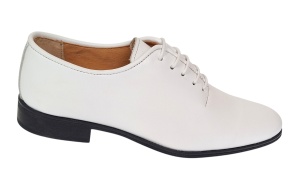 Reducere Marimea 41 Pantofi barbati eleganti din piele naturala Albi RGKR51TSA - Img 3