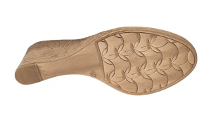 Saboti dama albi din piele naturala, platforme de 7 cm - TEA18ALB - Img 2