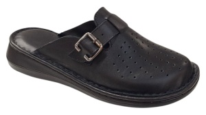 Saboti medicali dama din piele naturala de culoare neagra Med-Line RSY04N - Img 6