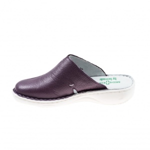 Saboti medicali femei, din piele naturala box, Med-Line BR298VIOLET - Img 4