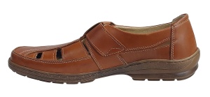 Sandale barbati casual din piele naturala - Model Maro SCV3M - Img 2