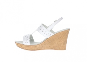 Sandale dama din piele naturala box, platforme de 8 cm S46ABOX - Img 5