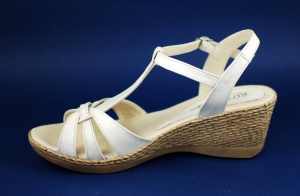 Sandale dama din piele naturala, cu platforma de 5cm - S51BEJ-2 - Img 2