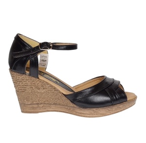 Sandale dama din piele naturala cu platforme de 7cm S105N2 - Img 6