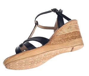 Sandale dama din piele naturala cu platforme negru - S51NBOX - Img 3