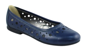 Balerini dama casual de vara din piele naturala - CLARA BLEUMARIN - Img 3