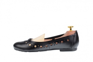 Balerini dama casual din piele naturala neagra - FLO2N - Img 4