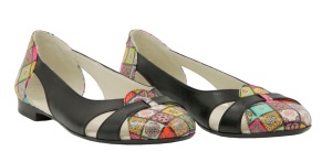 Balerini dama din piele naturala, negru - color - Aminta NAT145NK - Img 2