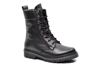 Bocanci barbati militari din piele naturala imblaniti Army Force K5 GKR955N - Img 2