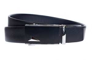Curea barbati, casual, eleganta, din piele naturala, Negru 3.5cm - CK17N