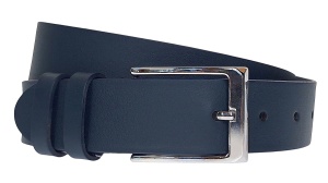 Curea barbati eleganta din piele naturala bleumarin CK238BLUE