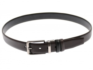 Curea barbati eleganta, din piele naturala maro milenium 3.5 cm - DR1220NMI - Img 2