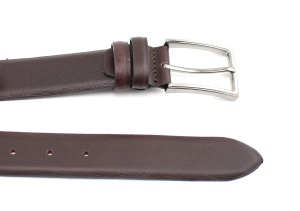 Curea barbati eleganta din piele naturala maro - SR369M2 - Img 2