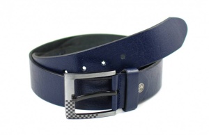 Curea casual barbati din piele naturala - Bleumarin DR-400CKBLM4