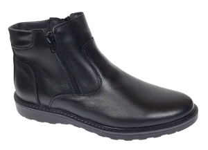 Ghete barbati casual din piele naturala cu fermoar imblanite Corsa - GF1203CSN - Img 11