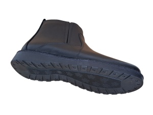 Ghete barbati casual, din piele naturala, cu fermoar, imblanite - ORLANDO - Img 12