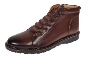 Ghete barbati casual din piele naturala imblanite Maro GS2021M - Img 2