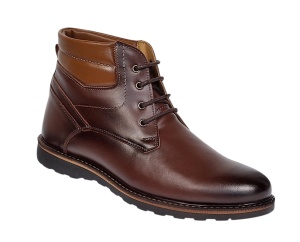 Ghete barbati casual din piele naturala imblanite model Maro GSCORSAM - Img 8