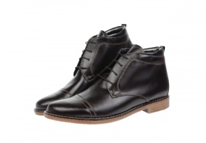 Ghete barbati din piele naturala casual-elegant, imblanite, Bond1M - Img 5