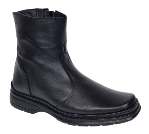 Ghete barbati din piele naturala cu fermoar GKR4010N
