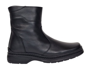 Ghete barbati din piele naturala cu fermoar GKR4010N - Img 2