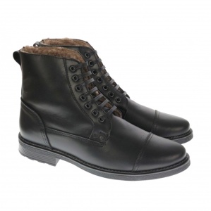 Ghete barbati din piele naturala, imblanite, Nicholas, PH1202N - Img 1