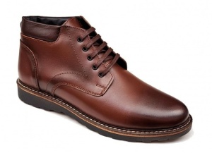 Ghete casual barbati model iarna din piele naturala (imblanite) GB102M