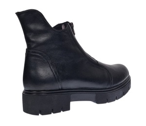 Ghete dama casual din piele naturala imblanite GD99NBOX - Img 3