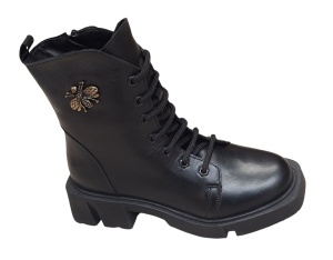 Ghete dama casual din piele naturala Katerina SCV971N - Img 3