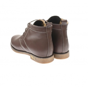 Ghete dama, maro, casual, din piele naturala - G01MBOX - Img 5
