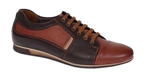 Marimea 40, 41, 44 Pantofi barbati casual din piele naturala Maro 854M - Img 4