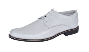 Marimea 41 - Pantofi barbati casual din piele naturala Alb LPAABOX - Img 4