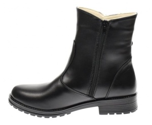 Oferta 35 36 40 41 Ghete dama imblanite din piele naturala cu fermoar LMVS51CR - Img 4