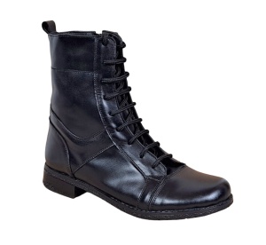 Oferta 40, 41 Ghete dama casual din piele naturala cu siret si fermoar LG21FLN - Img 8