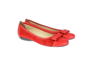 OFERTA marimea 36 - Balerini dama casual din piele naturala in combinatie cu piele intoarsa - Made in Romania LZENARR - Img 3