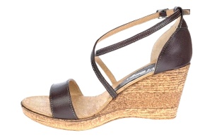 Oferta marimea 37 Sandale dama din piele naturala maro LS7MARO - Img 3