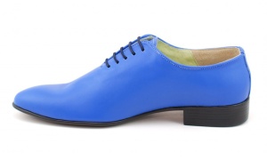 OFERTA marimea 39, 40, 42, 43 - Pantofi barbati office, eleganti din piele naturala ENZO BLUE, LMOD1BLU - Img 4