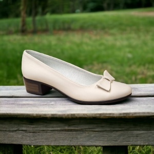 OFERTA marimea 39 , 40- Pantofi dama din piele naturala Bej - LSTD21BEJ