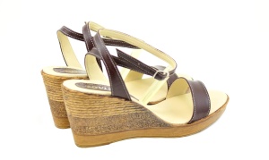 OFERTA marimea 39 - Sandale dama din piele naturala, Made in Romania - LS107M - Img 2