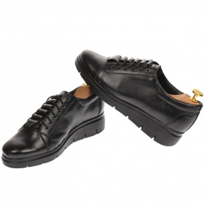 OFERTA marimea 40 - Pantofi dama, casual, din piele naturala box, negri, - LP502NBOX - Img 6