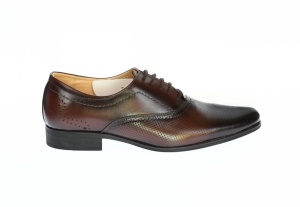 OFERTA marimea 40 - Pantofi eleganti din piele naturala, Maro Inchis - L886MI - Img 3