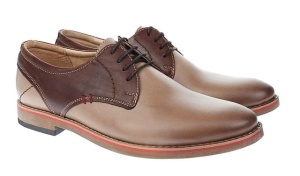 Oferta Marimea 43 Pantofi barbati casual din piele naturala Bej - Maro SIR GKR