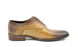OFERTA MARIMEA 44 - Pantofi barbati eleganti din piele naturala, NISIP - 245MD - Img 6