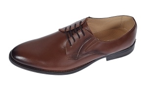 Oferta marimea 44 - Pantofi eleganti pentru barbati, piele naturala maro - 996M - Img 11