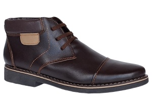 Oferta marinea 40 Ghete barbati casual din piele naturala Maro ALDOM - Img 5