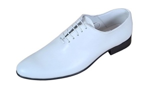 Pantofi barbati, albi, eleganti, din piele naturala box - MOD1ALBBOX - Img 8