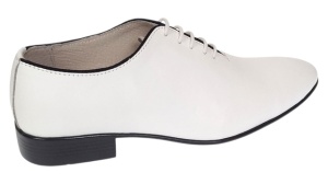 Pantofi barbati albi eleganti din piele naturala Elion - 024AN - Img 8